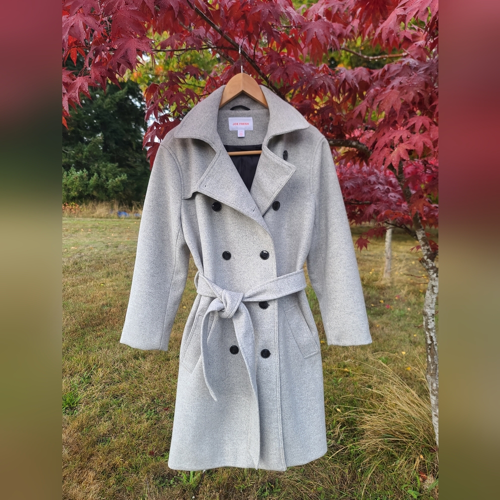 Joe Fresh Light Gray Coat